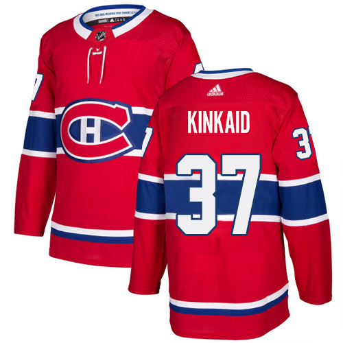 Cheap Adidas Montreal Canadiens 37 Keith Kinkaid Red Home Authentic Stitched Youth NHL Jersey